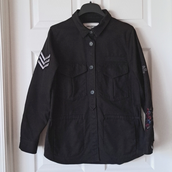 Zadig & Voltaire Tackl Military Inspired Shirt Jacket - Picture 6 of 12